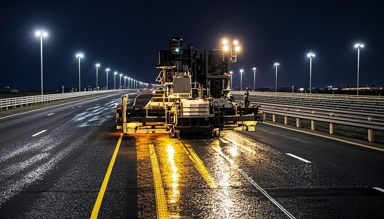 Abu DhabiβAl Ain Highway Thermoplastic Marking β Thermoplastic Road Marking project in Abu Dhabi